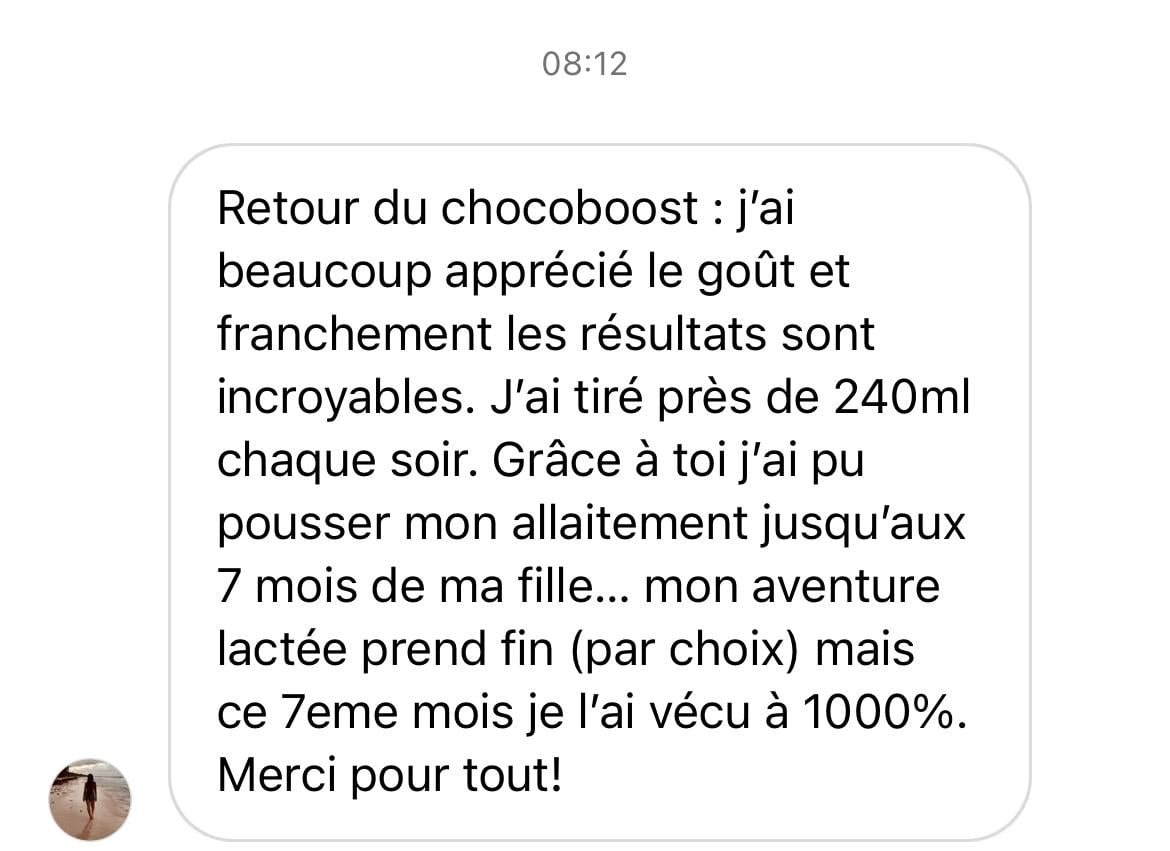 avis cliente choco'boost